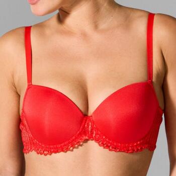 Sapph Birdie Red Padded Bra
