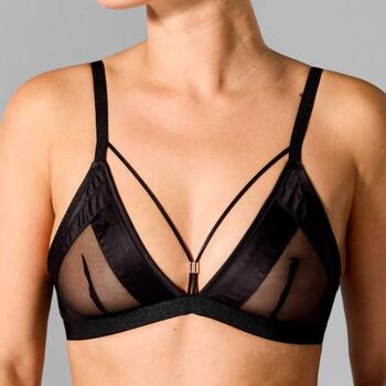 Sapph Lisette Black Non-padded bra