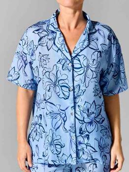 Sapph Jolie Blue Sleep Shirt
