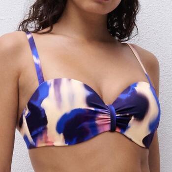 Chantelle Badmode Sauvage Blue/Print Padded Bikini Bra