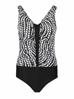 Mila Vibes Black/White Bathingsuit