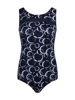 Mila Circles Navy BLue Bathingsuit