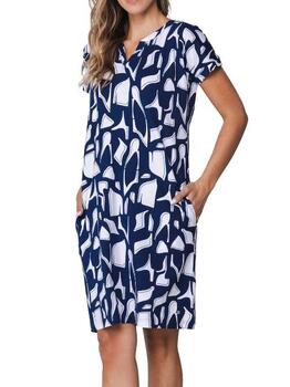 Pastunette Dames Navy BLue Nightdress