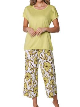 Pastunette Dames Yellow Pajama