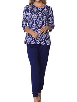 Pastunette Dames Navy BLue Pajama
