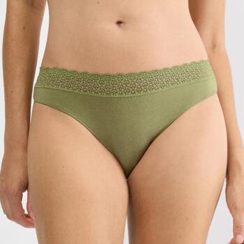 Triumph Feel of Modal Olive Green Thong