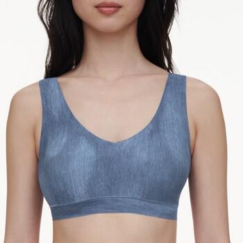 Chantelle SoftStretch Jeans Blue Wireless Bra