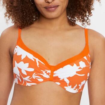 Chantelle Swimwear Tropical Orange Soft-Cup Bikini Bra