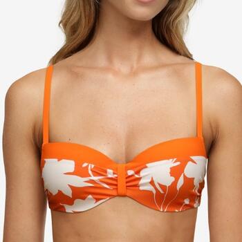 Chantelle Swimwear Tropical Orange Padded Bikini Bra