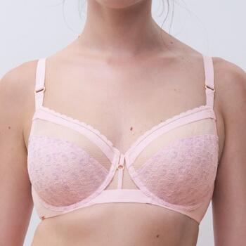 Chantelle Monogram Pink Non-padded bra