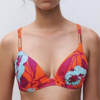 Chantelle Swimwear Icon Orange Push Up Bikini Bra