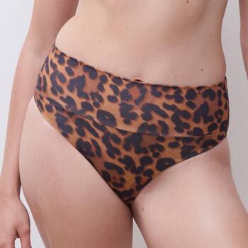 Chantelle Swimwear Sauvage Brown Bikini Brief