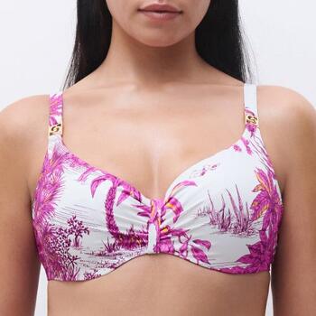 Chantelle Swimwear Sauvage White Soft-Cup Bikini Bra