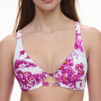 Chantelle Swimwear Sauvage White Soft-Cup Bikini Bra