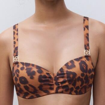 Chantelle Swimwear Sauvage Brown Padded Bikini Bra