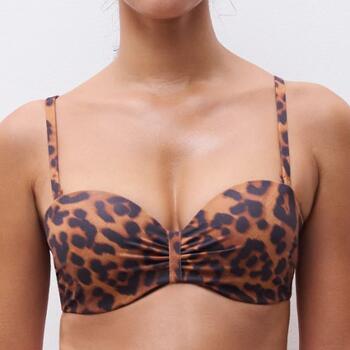 Chantelle Swimwear Sauvage Brown Padded Bikini Bra