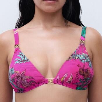 Chantelle Swimwear Sauvage Pink Soft-Cup Bikini Bra