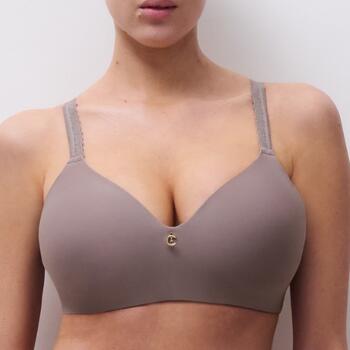 Chantelle Romance Mole Grey Padded Bra