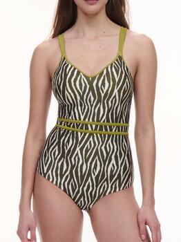 Femilet Badmode Sifnos Green/White Bathingsuit