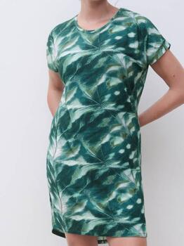 Femilet Nightwear Yara Green/Print Sleep Shirt