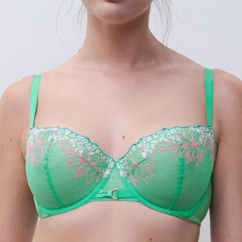 Chantelle Spice Green Non-padded bra