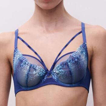 Chantelle Spice Navy BLue Non-padded bra