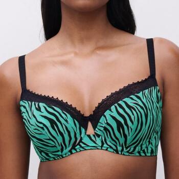 Chantelle Pulse Green/Print Padded Bra