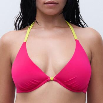 Chantelle Swimwear Easy Pop Raspberry Soft-Cup Bikini Bra