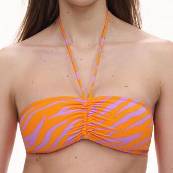 Chantelle Swimwear Easy Pop Orange/Pink Soft-Cup Bikini Bra