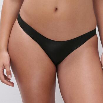 Chantelle Swimwear Metallic Black Bikini Brief