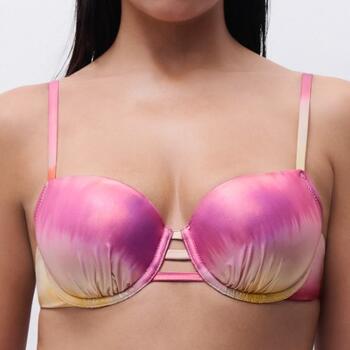 Chantelle Swimwear Metallic Multicolor Padded Bikini Bra