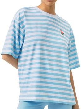 Mey Nachtmode Straight Waves Blue Sleep Shirt