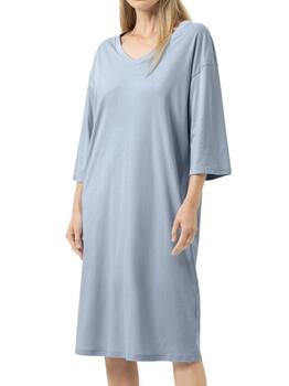 Mey Nachtmode Wild Violets Blue Nightdress