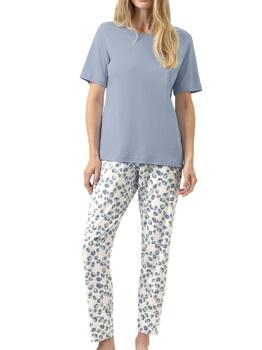 Mey Nachtmode Wild Violets Blue Pajama