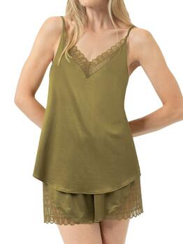 Mey Nachtmode Temptation Green Spaghetti Top
