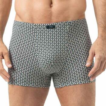 Mey Heren Lemon Weave White Cotton Boxer Short