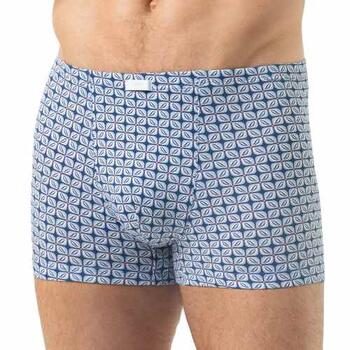 Mey Heren Summer Flower Blue Cotton Boxer Short