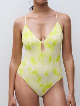 Chantelle Swimwear Swim One Lime Bathingsuit