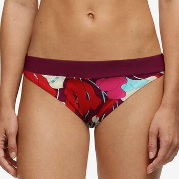 Chantelle Swimwear Flowers Purple Bikini Brief