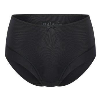 RJ Bodywear Pure Color Black High Waist Brief