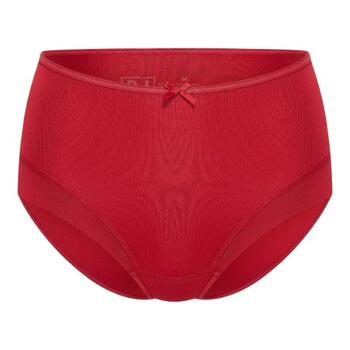RJ Bodywear Pure Color Red High Waist Brief