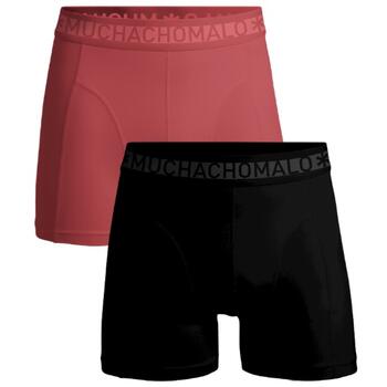 Muchachomalo Solid  Black/Red Boxer Short