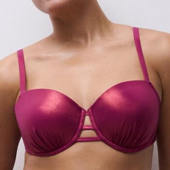 Chantelle Pulp Metallic Purple Padded Bikini Bra