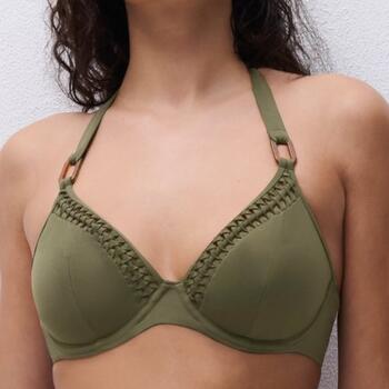 Chantelle Swimwear Serenita Khaki Padded Bikini Bra