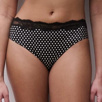 Chantelle Gloss Black/White Brief