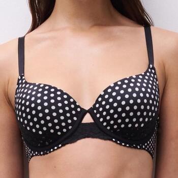 Chantelle Gloss Black/White Padded Bra