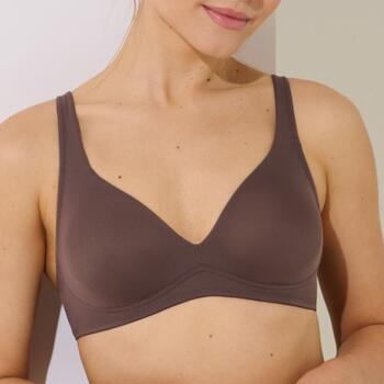 Lisca Maya Brown Wireless Bra