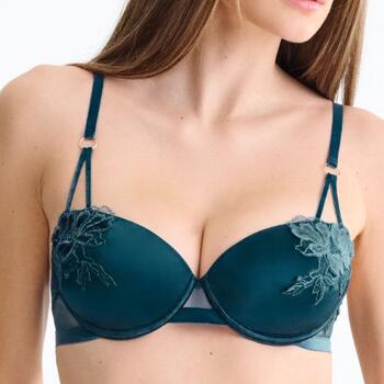 Lisca Velvet Luxe Blue Padded Bra