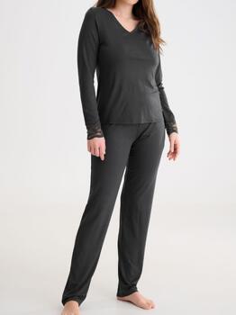 Lisca Nachtmode Ruth Grey Pajama