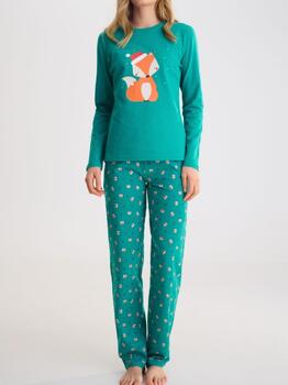 Lisca Nachtmode Foxy Green Pajama